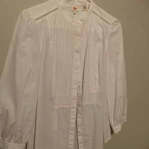 Levi White Cotton Top